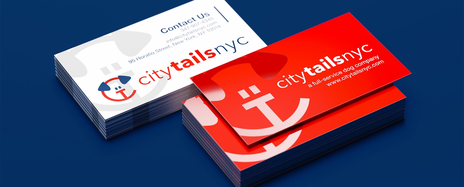 Iconoclast business card design.