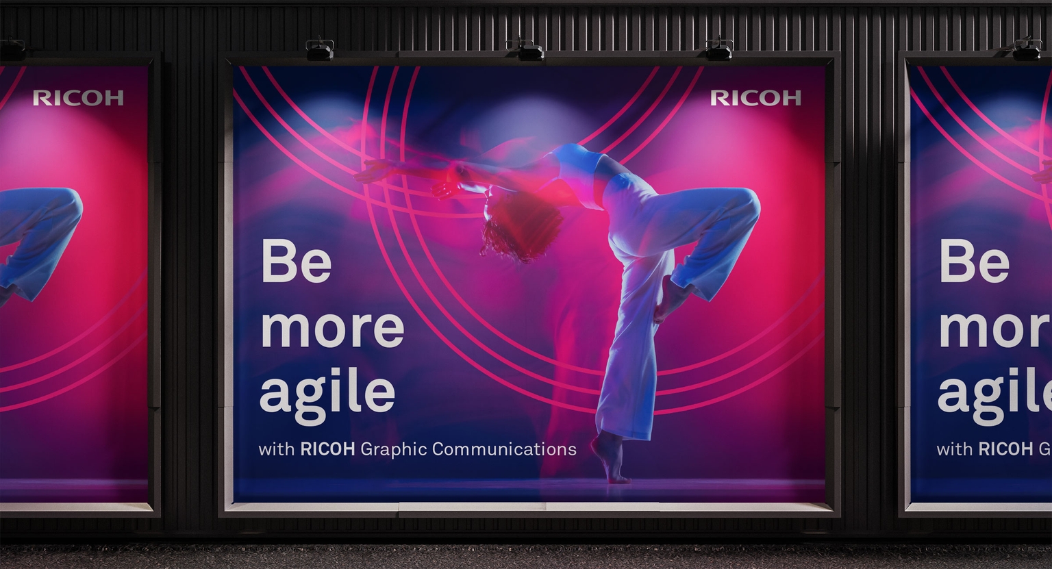 Ricoh Graphic Communications billboard