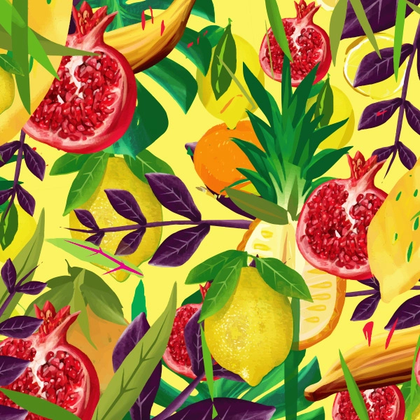 Ayana floral graphic design patterns.