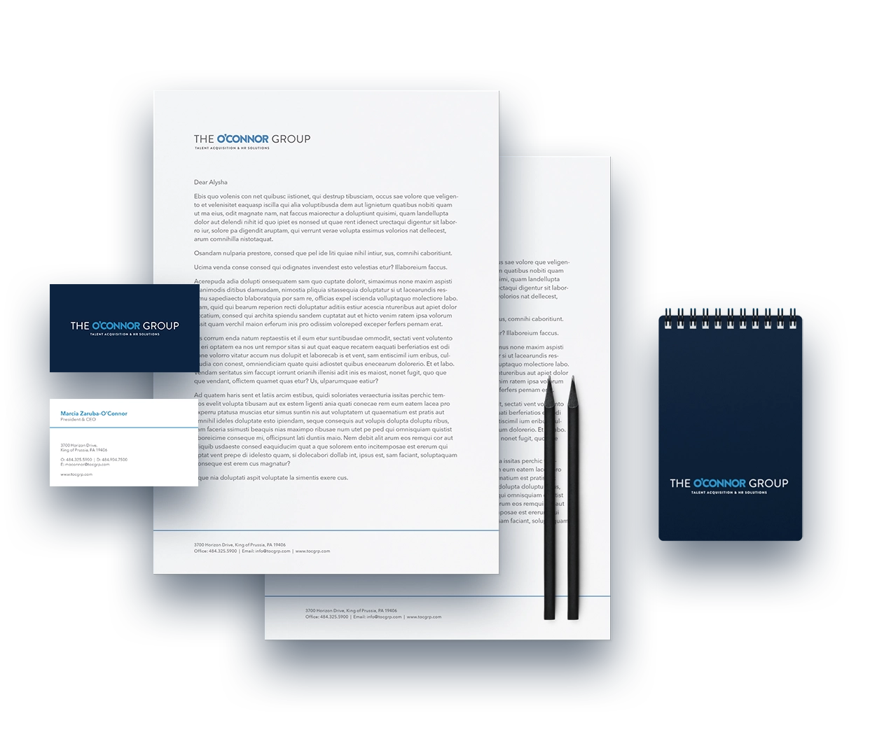Rendering of collateral design.