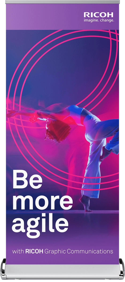 Ricoh Graphic Communications Rollup Banner