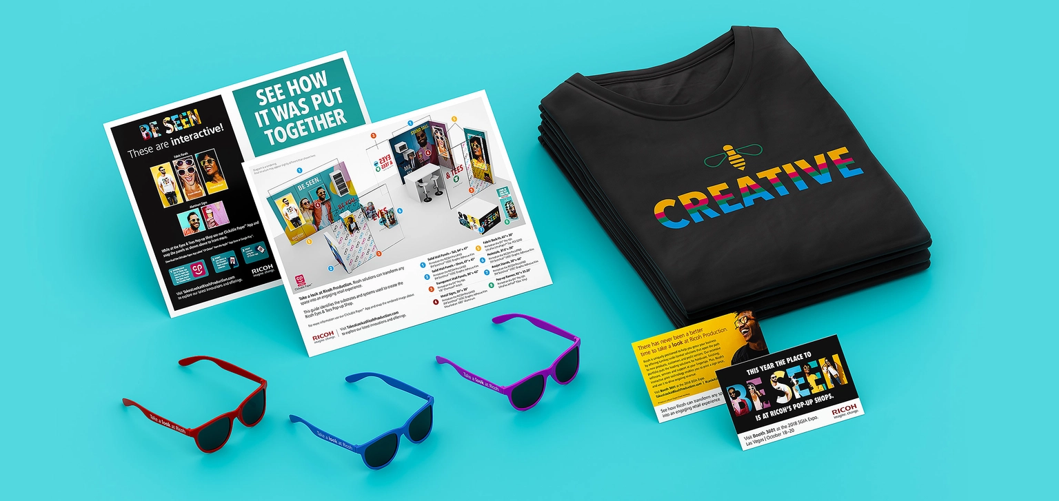 Branded promotional items.