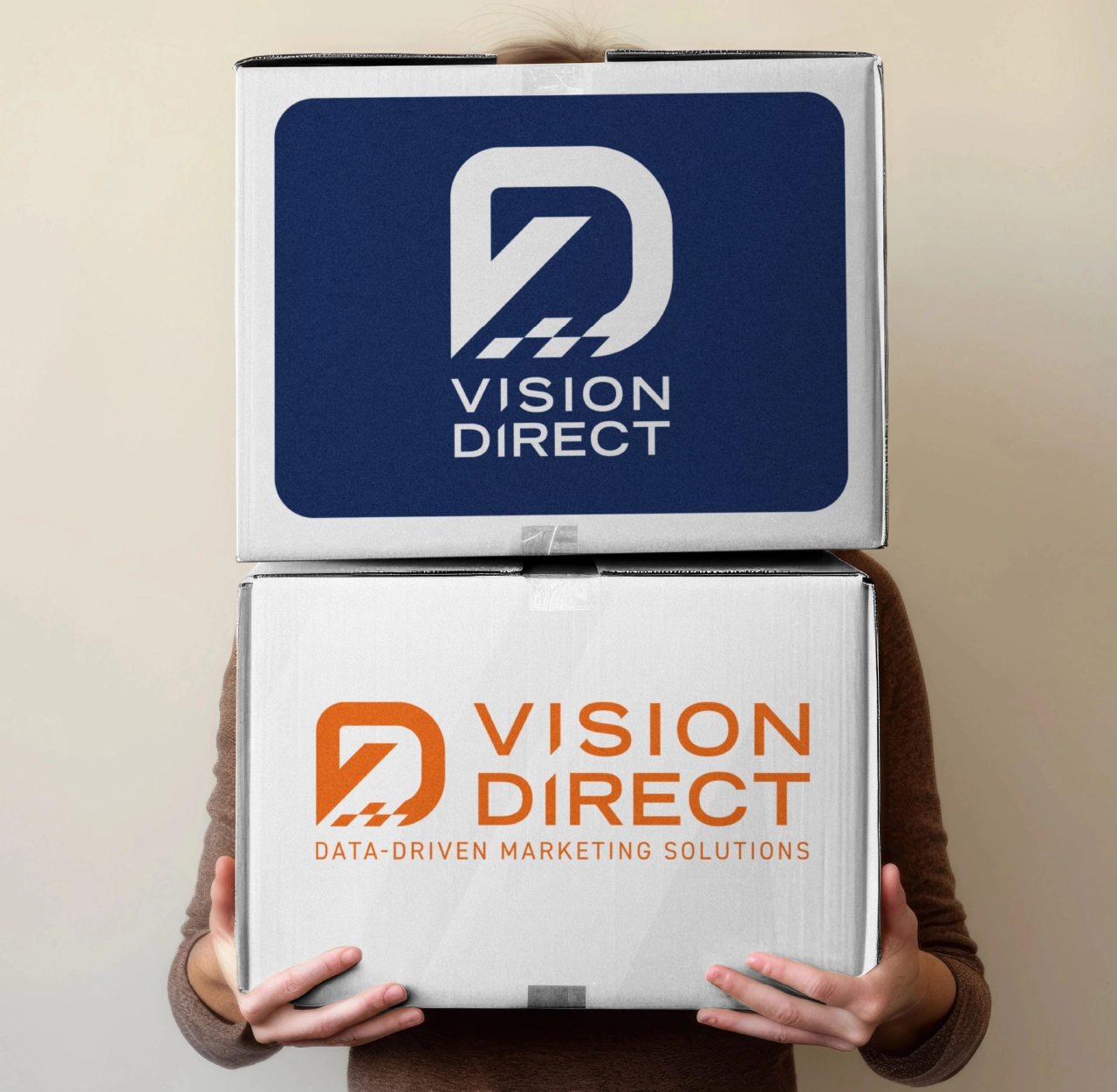Vision Direct boxes design.