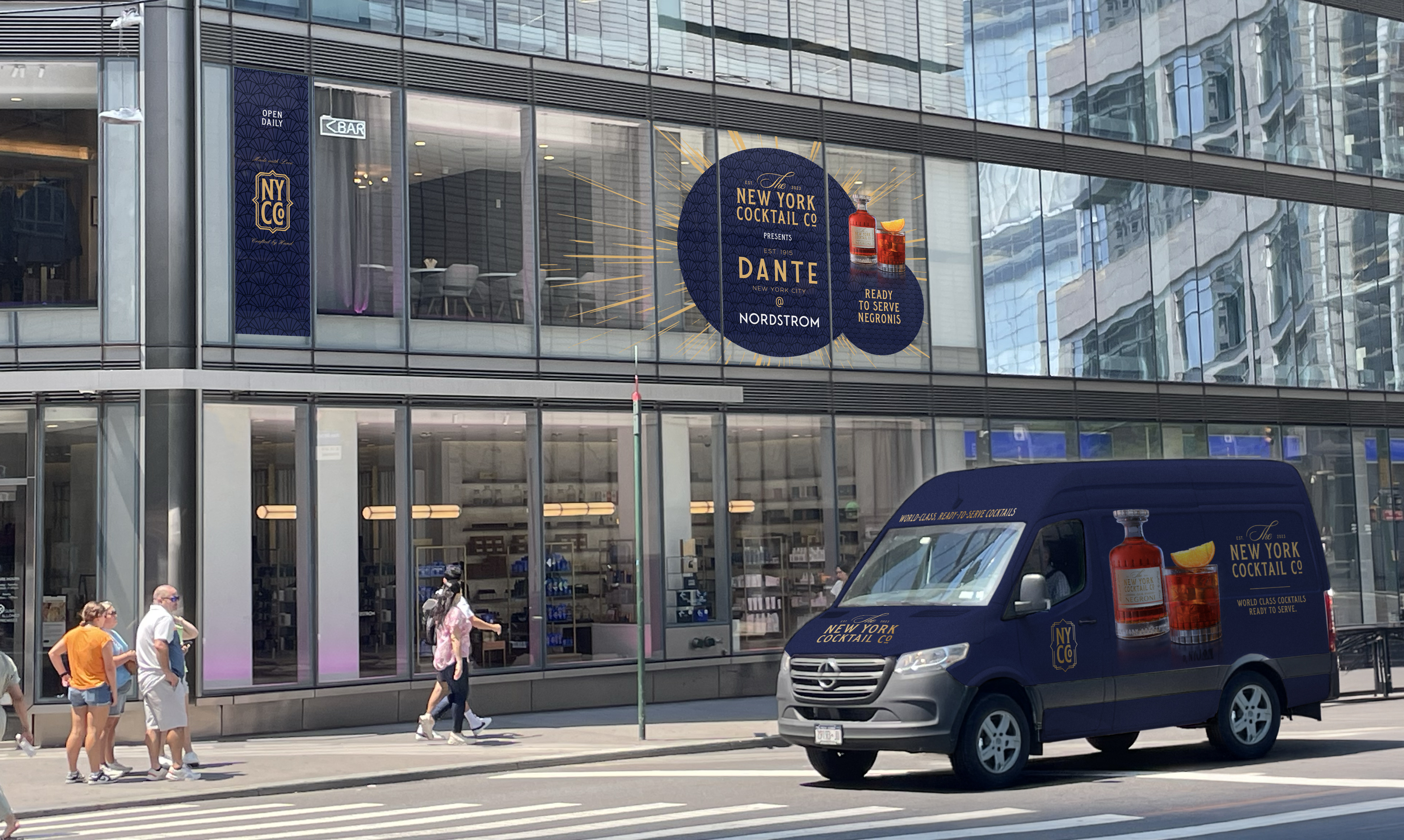 NYCC Exterior with Van
