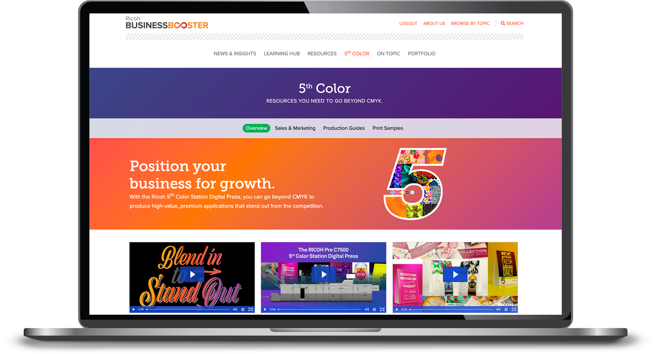 RBB Website - Left View