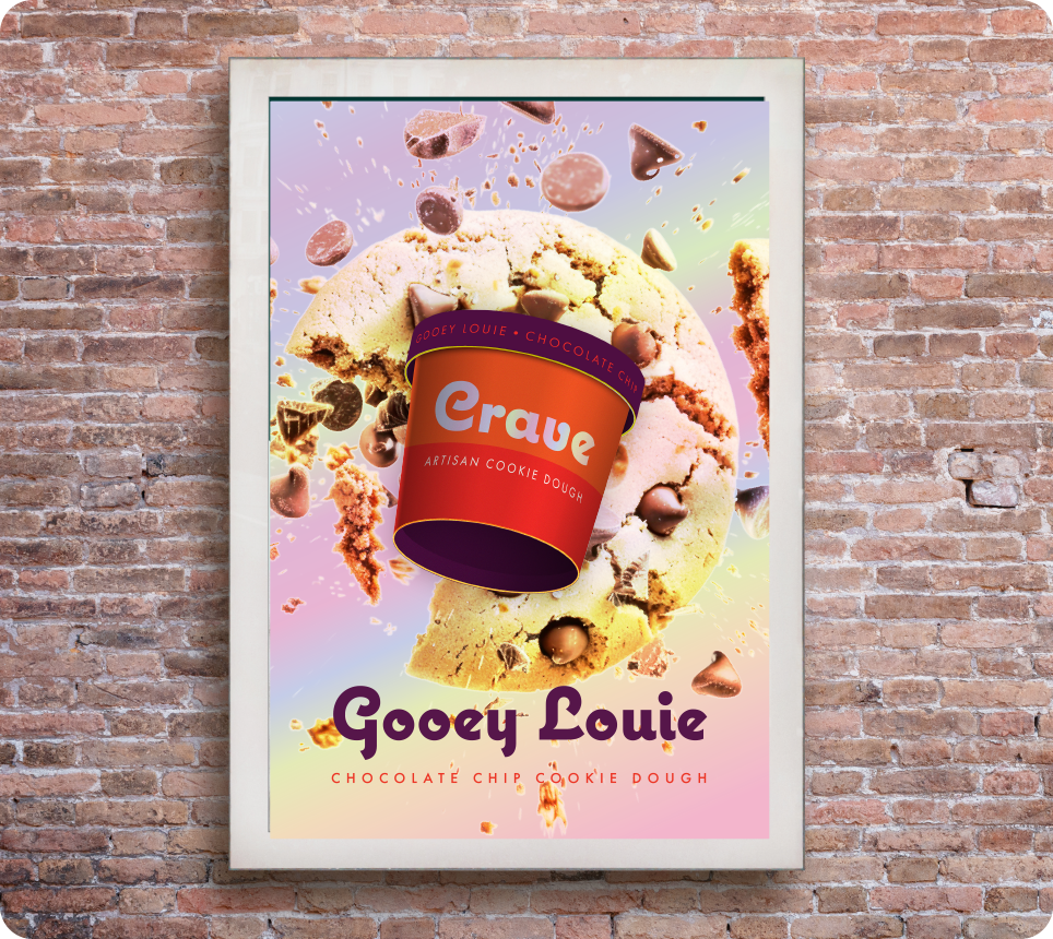 Crave Gooey Louie Poster