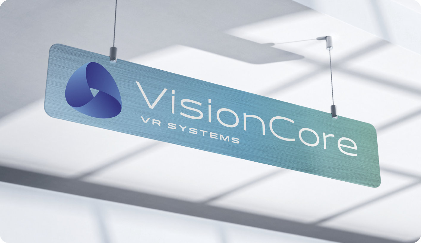 VisionCore Logo Sign